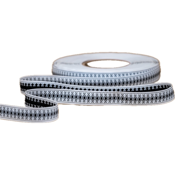 Banda/panglica ornament cu motiv traditional, tip T20NP2-11, latime 25mm, 50m/rola