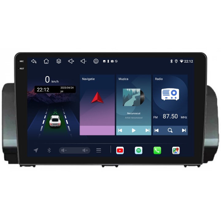 Navigatie PilotOn Dacia Sandero III 2021-2023 10 inch 6GB 128GB 8 CORE