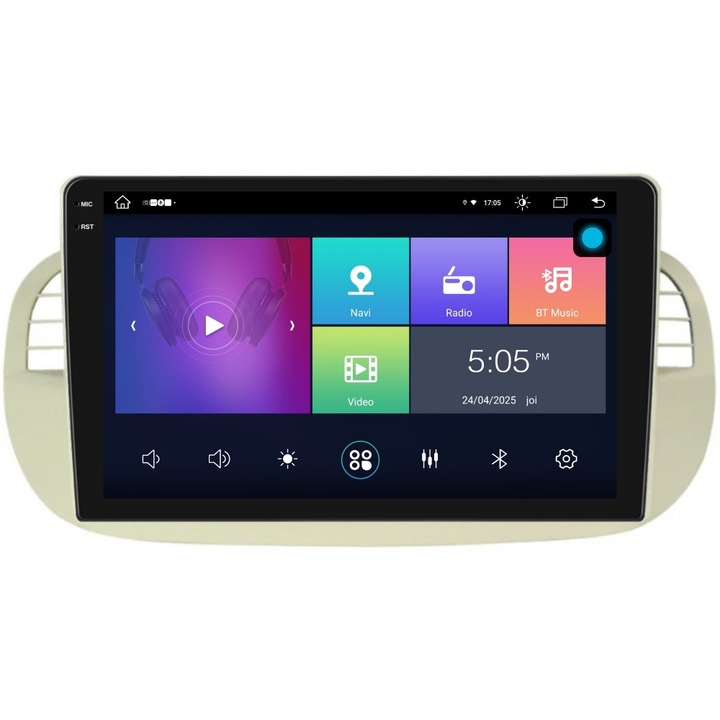 Navigatie PilotOn Fiat 500 2007-2015 2K 4GB 64GB 8 CORE