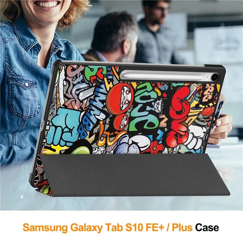 Husa pentru Samsung Galaxy Tab S10 FE Plus, I16, Microfibra, Urban Vibe