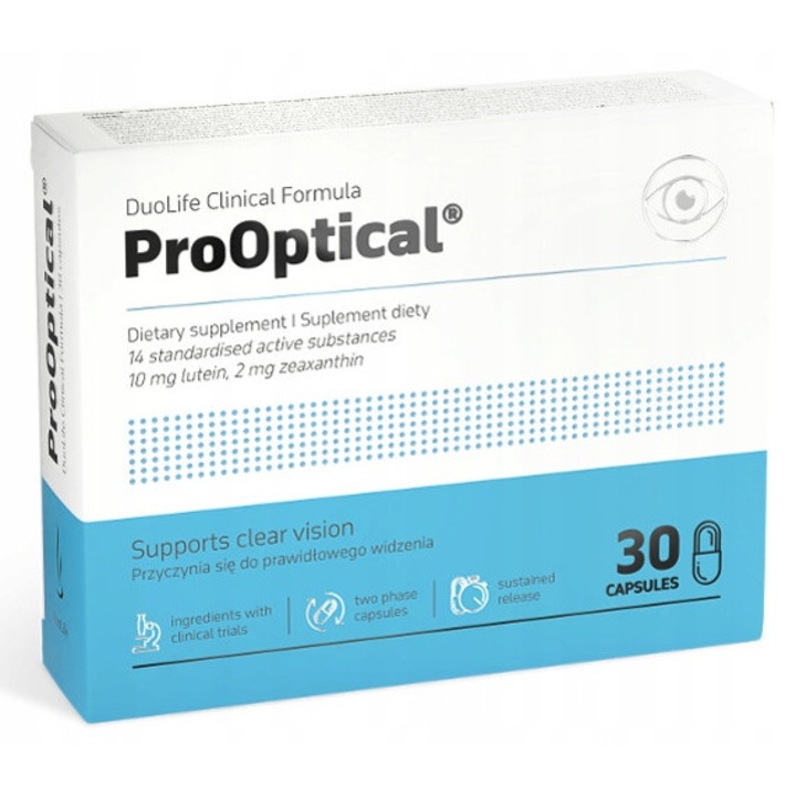Supliment alimentar DuoLife luteina capsule 30 ml 30 buc. prooptice