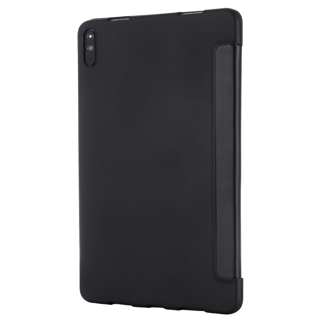 Husa tableta pentru Huawei Matepad 10.4 GEBEI, material piele, design flip orizontal anti-soc cu suport triplu pliere, Negru