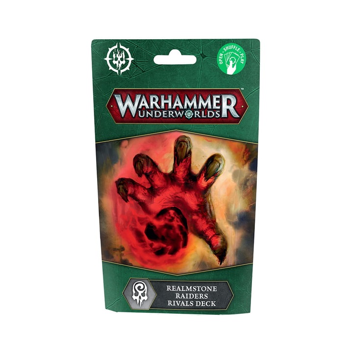 Extensie de joc Warhammer Underworlds, Rivals Deck Realmstone Raiders, Games Workshop, limba engleza, multicolor