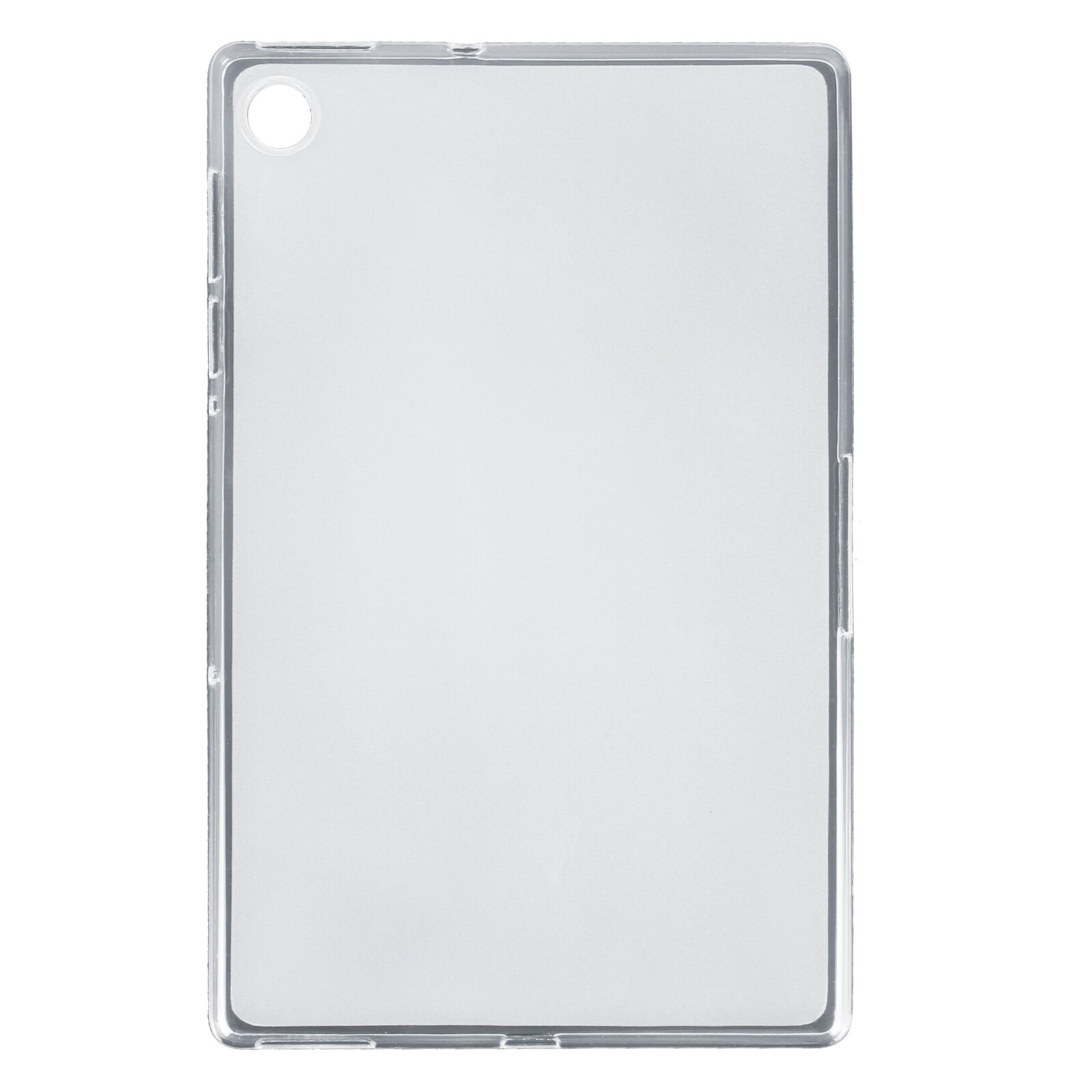 Husa tableta pentru Lenovo M10 FHD Plus 10.3 / TB-X606, TPU, design mat cu textura, protectie anti-zgarieturi, spate transparent, transparenta