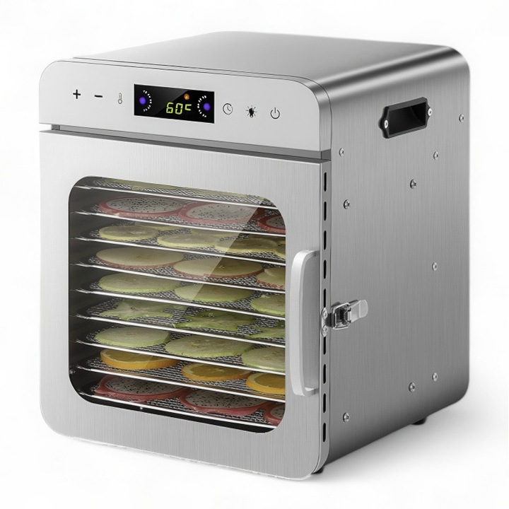 Дехидратор за плодове, 10 секции, 400 W, неръждаема стомана, 320x310x380 мм