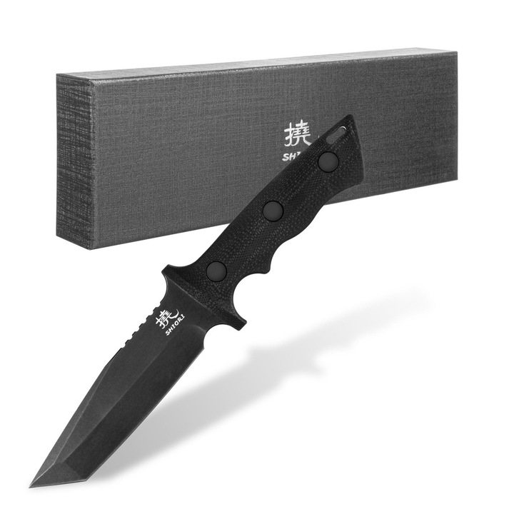 Cutit tactic Shiori Heishi V2 full-tang, otel 10Cr15CoMov, maner G10, 27cm