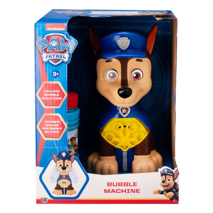 Masina de facut bule Paw Patrol Chase, 118 ml