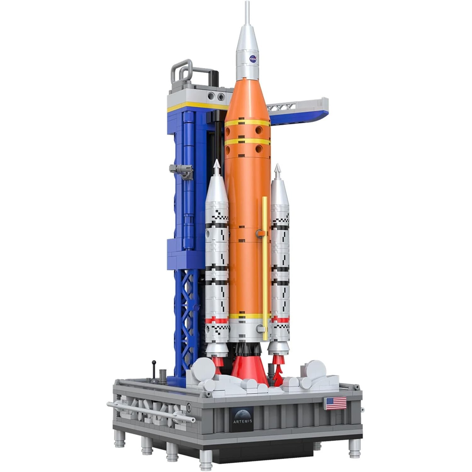 Set de constructie, NASA Artemis, racheta SLS, 659 piese, 32x13x14