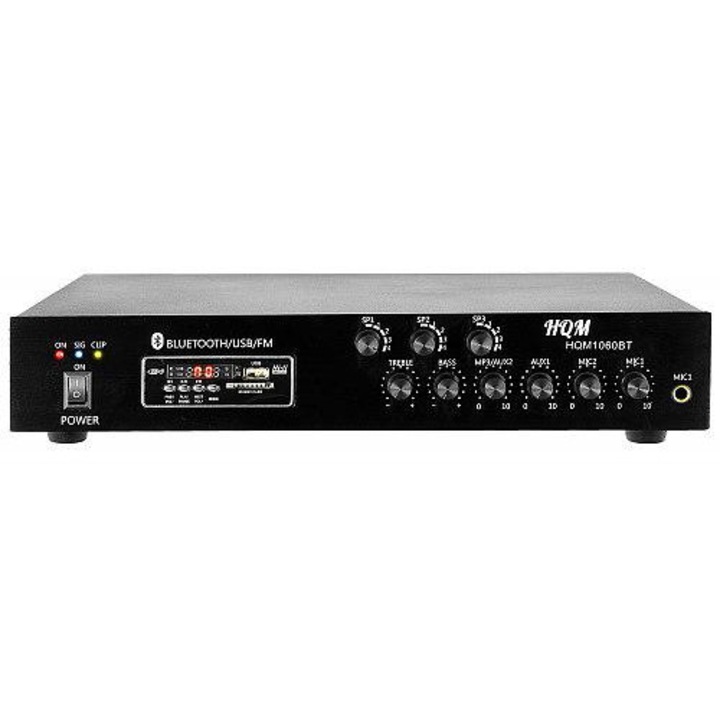 Amplificator HQM 60W, model HQM1060BT/S, negru