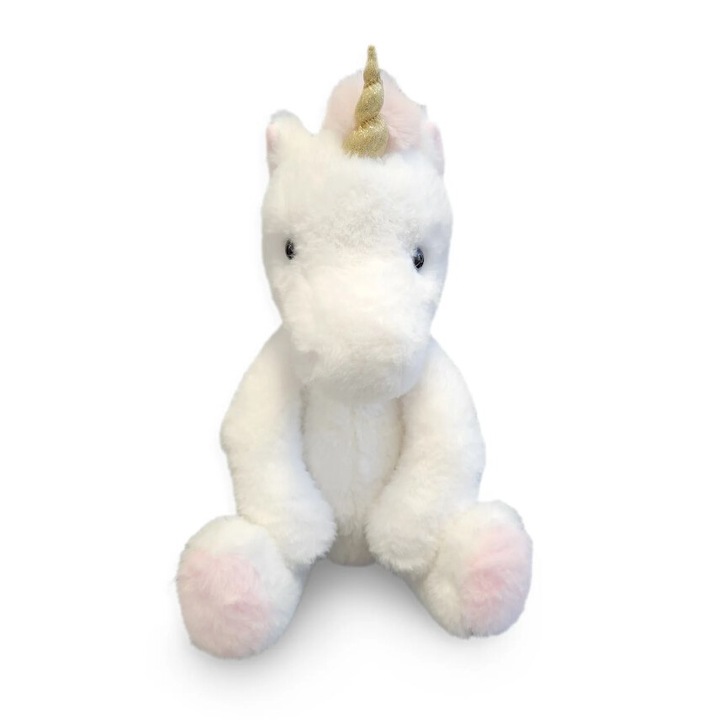 Плюшена играчка, еднорог, 40 см, многоцветна, комплект