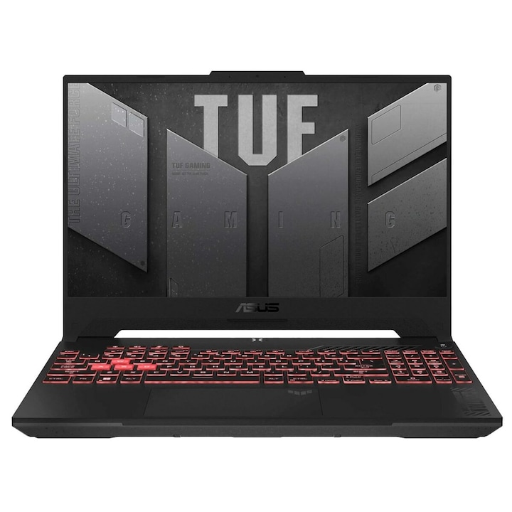 15,6"-os laptop, AMD Ryzen 7 7435HS, 16 GB RAM, 512 GB SSD, Nvidia Geforce RTX 4060, fekete
