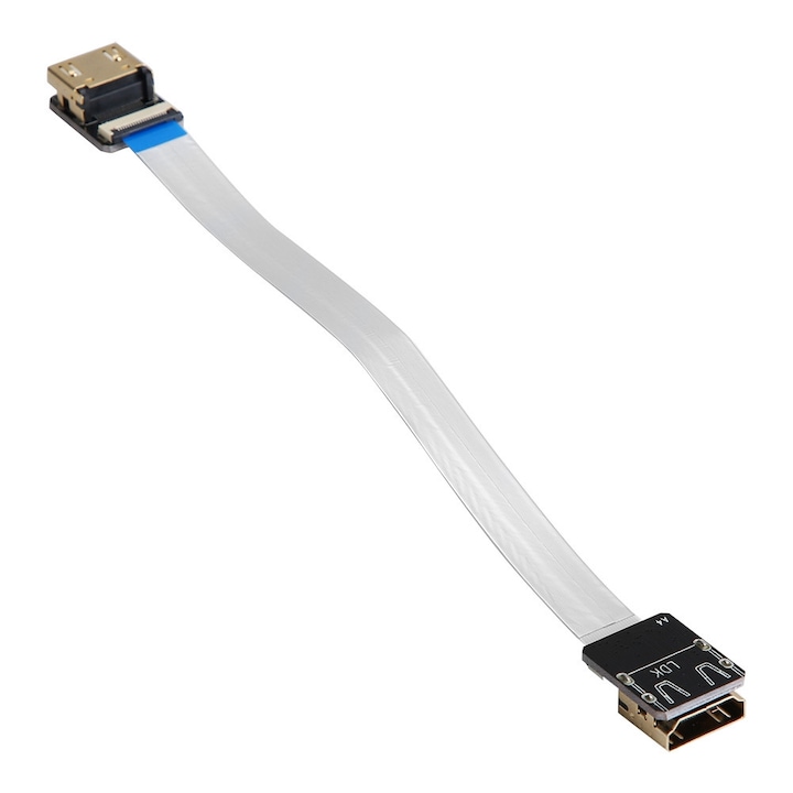 HDMI adapterkábel A4-es anya - A4-es anya, 15 cm, TV-hez és számítógéphez