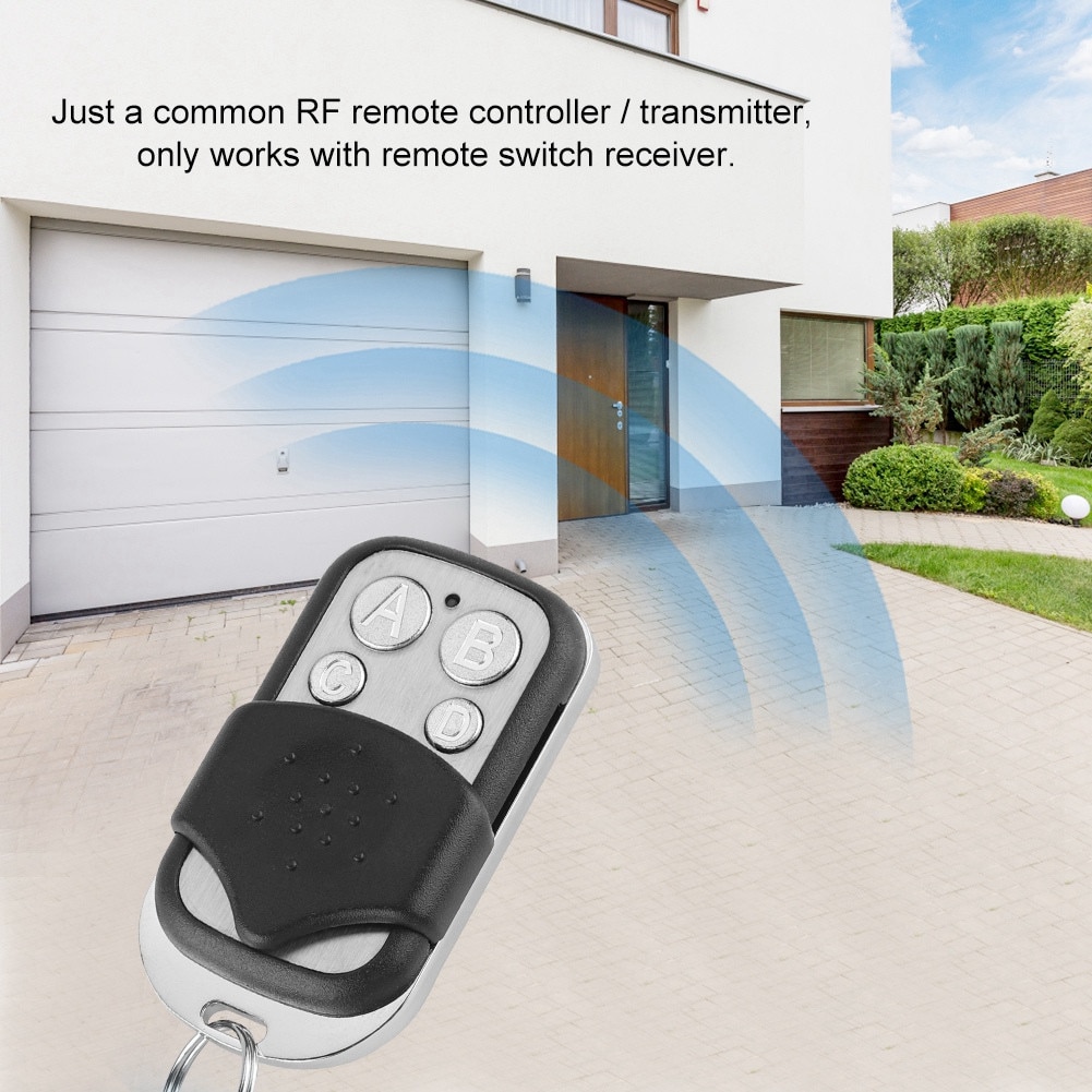 Rf Controls Telecomanda wireless 433MHz RF, control de la distanta, design cu capac ...