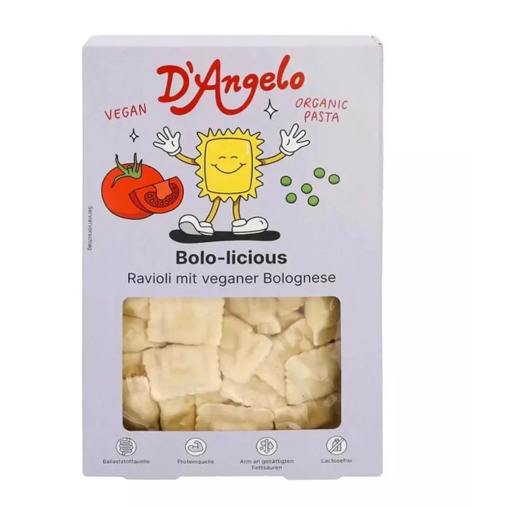 Ravioli Bolognese, vegane bio, 250g