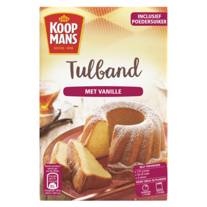 Mix Koopmans, pentru chec cu vanilie, 465g