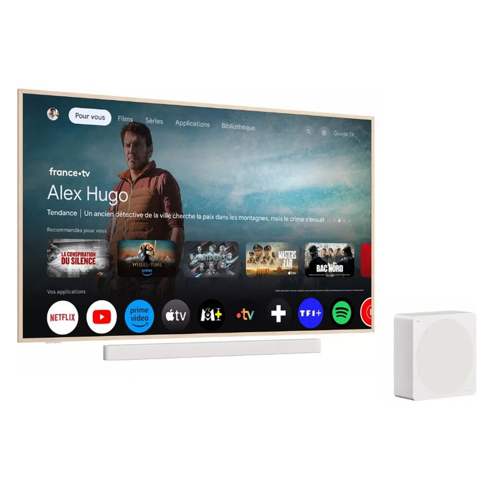 Televizor QLED TCL 139 cm 55" 55A300 Pro, Ultra HD 4K, Smart TV, WiFi, CI+