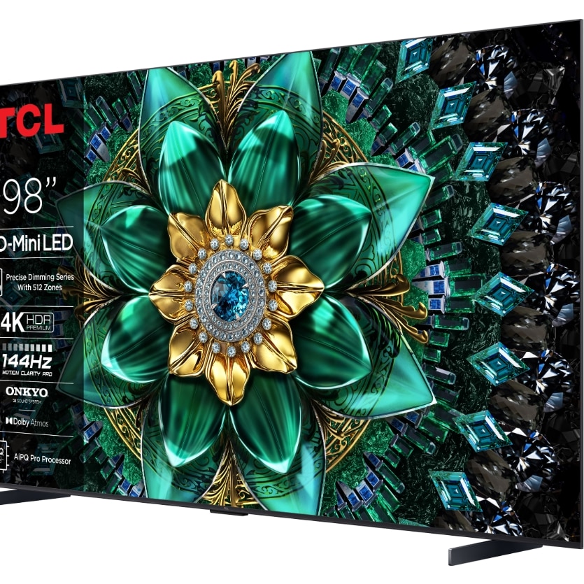 Televizor Mini LED TCL 248 cm 98" 98Q6C, Ultra HD 4K, Smart TV, WiFi, CI+