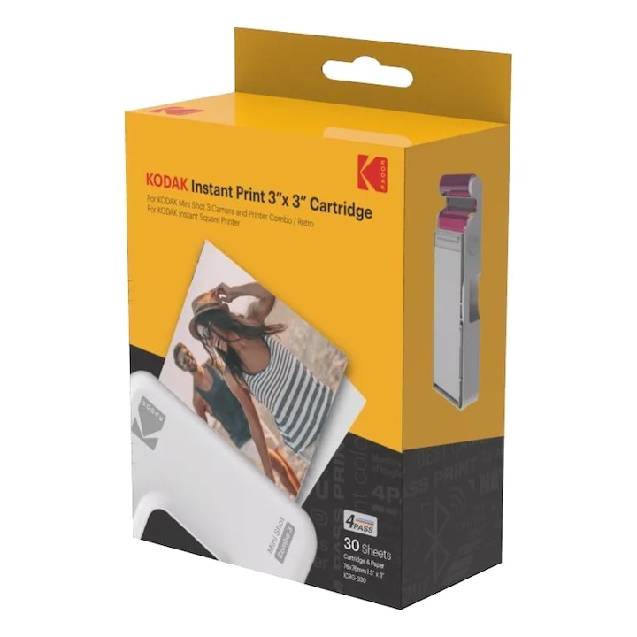 Cartus imprimanta foto Kodak ICRG-330 pentru Kodak Minishot 3 / Minishot 3 Retro, 30 fotografii