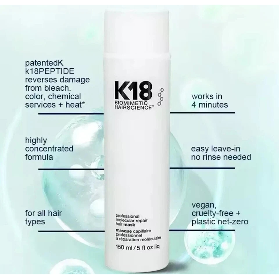 Masca De Par K18, Repair Leave-In 150ml, Masca de par reparatoare