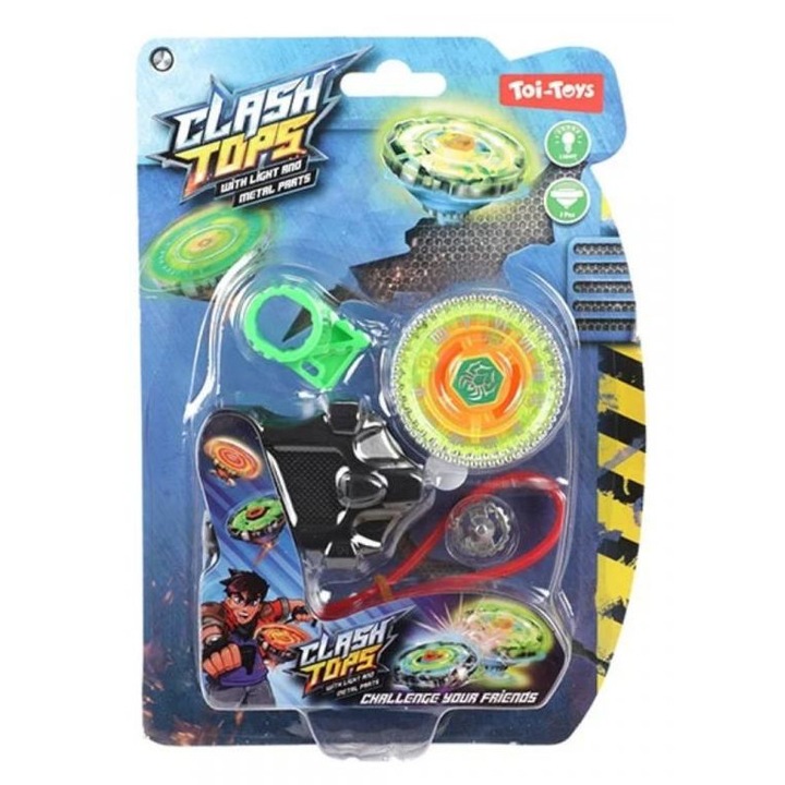 Magic Toys 7010060 Clash Tops Pörgettyu szett több változatban 1db