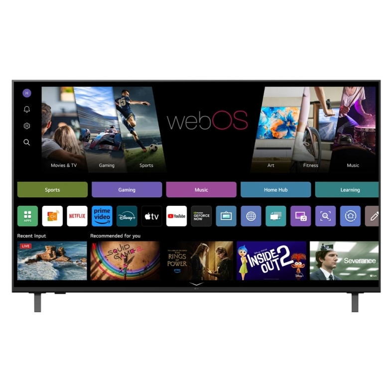 Televizor LG 55UA75003LA, 55" 4K UltraHD TV 4K (3840x2160), DVB-T2/C/S2, webOS 25 Smart, ThinQ AI, procesor Alpha 7 AI, WiFi, HDR10 pro, HLG, ALLM/HGiG, upscaling 4K, 2 55UA75003LA