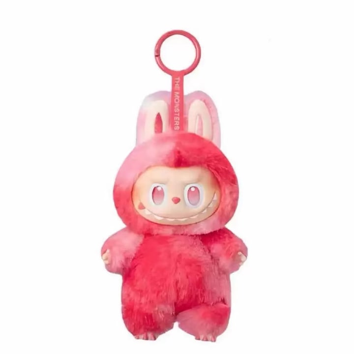 Плюшена играчка Labubu V3, 15cm, Червено
