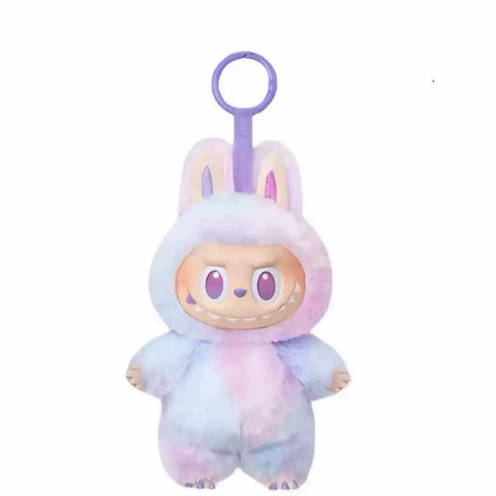 Плюшена играчка Labubu V3, 15cm, Лилаво