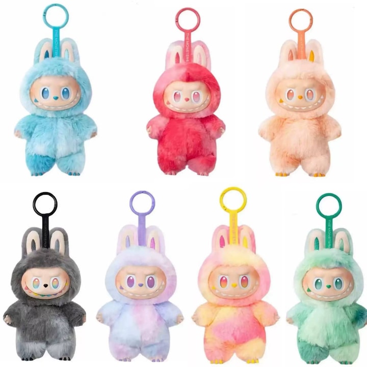 Плюшена играчка Labubu V3, 15cm, 7 броя