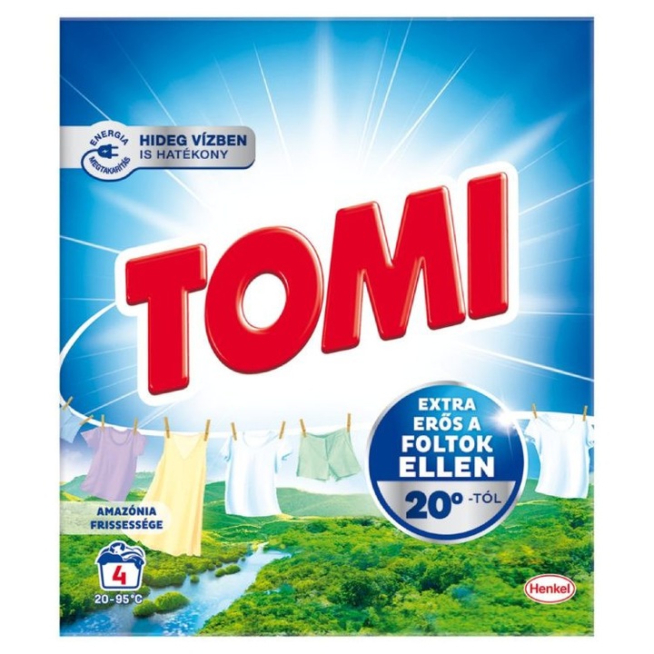 Detergent rufe Tomi Amazonia Freshness 4 Washes 220G