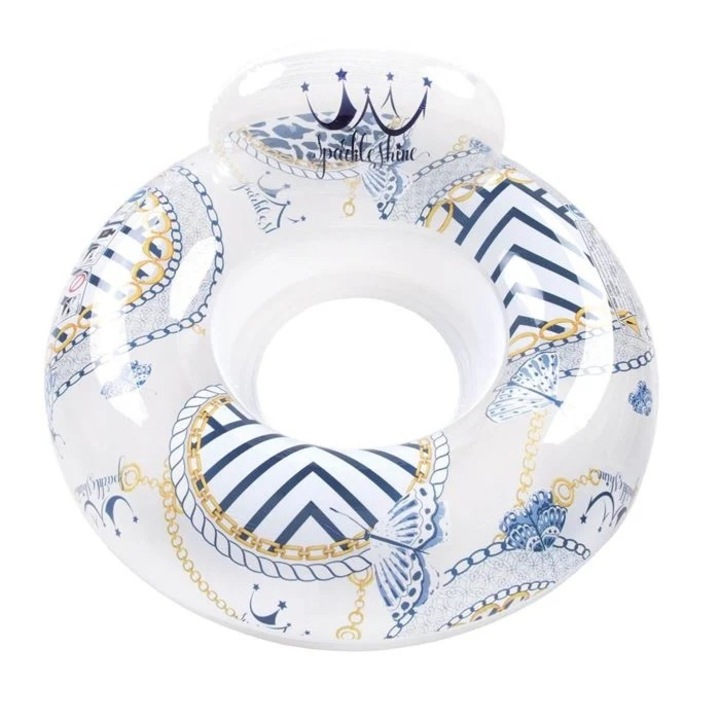 Colac Gonflabil cu Spatar, Bestway, Fluturi, Multicolor, 93x40cm