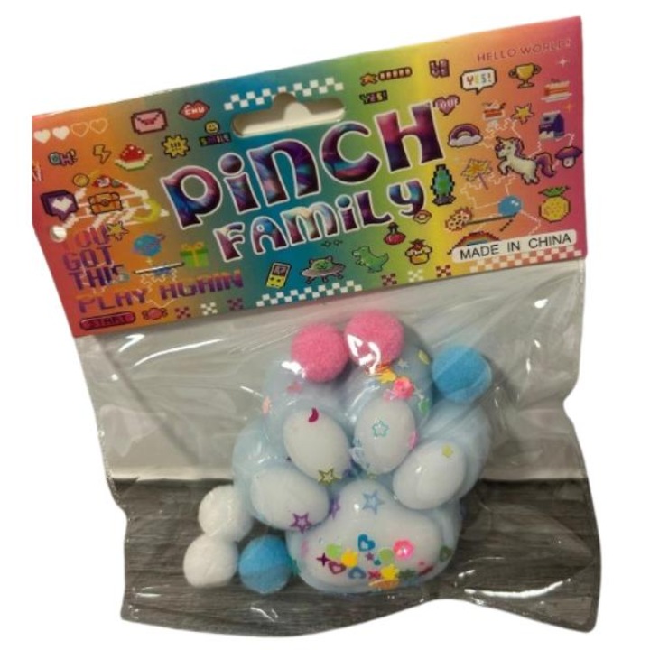 Jucarie interactiva Squishy Labuta, multicolor, antistres, cu revenire rapida la forma initiala