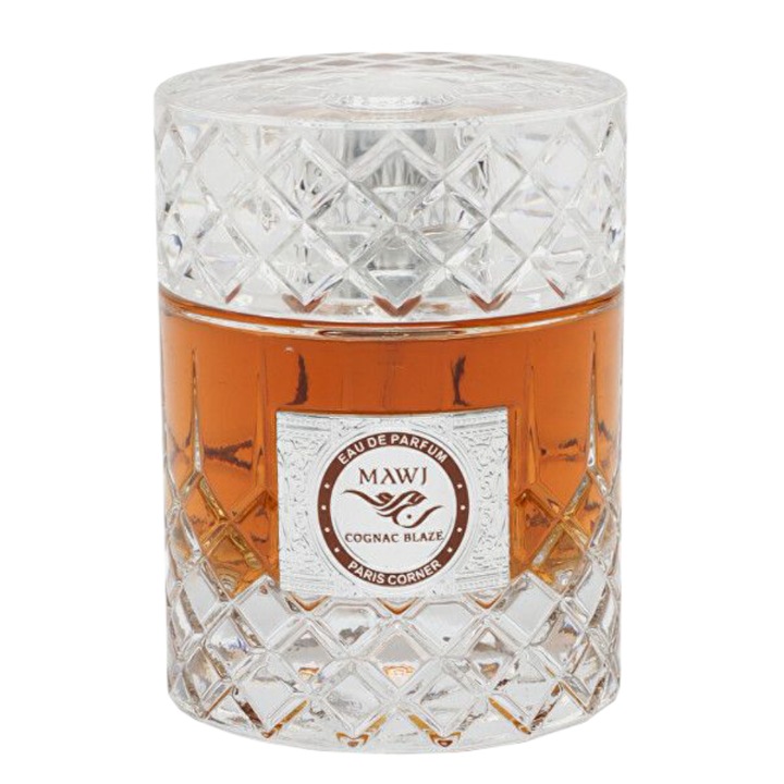 Apa de parfum Mawj Cognac Blaze, Paris Corner, unisex, 100 ml