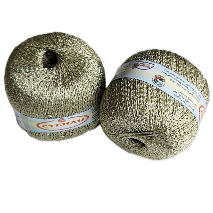 Set 2 buc fir textil Stenli Finesse, 100g/340m, kaki - cod 008
