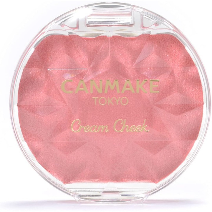 Руж за бузи Canmake Cream (перлен тип) P01 Peach Dazzle 3.9g