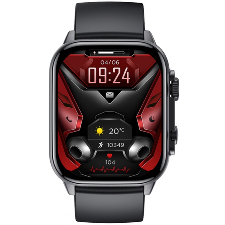 Smartwatch XO Design J9, Ecran IPS 1.95", Monitorizare sport, Notificari, NFC, Meniuri apel, IP68 (Negru)