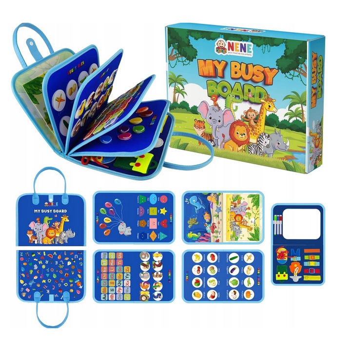 Montessori vadállat oktatótérkép óvodásoknak