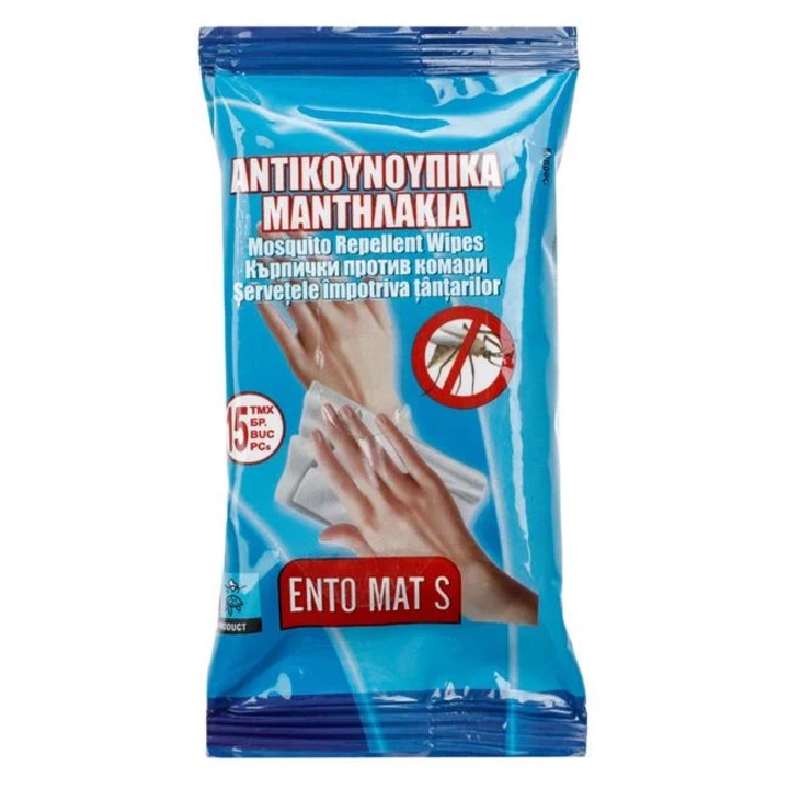 Servetele Umede Anti Intepaturi de Tantari, 15 buc, DAsiNU