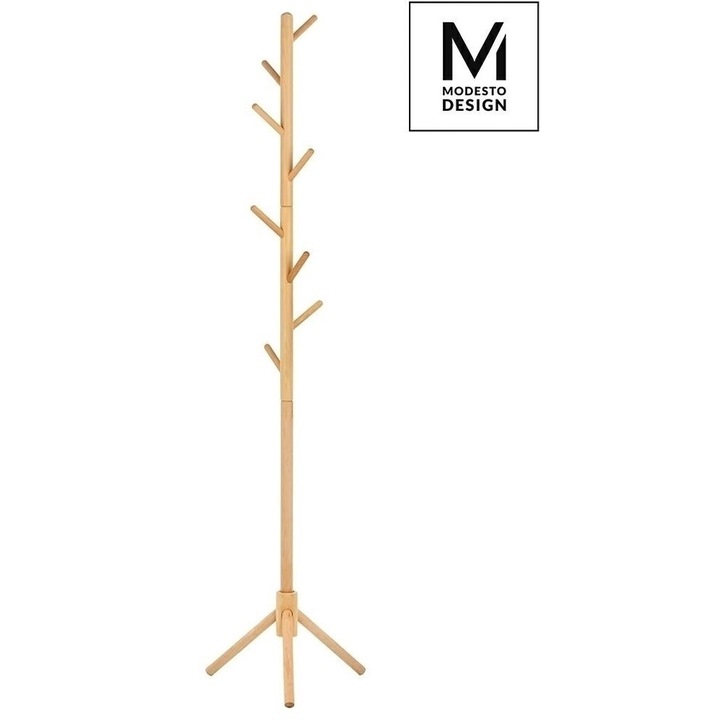 Modesto Design Stick Természetes Bükkfa Álló Fogas
