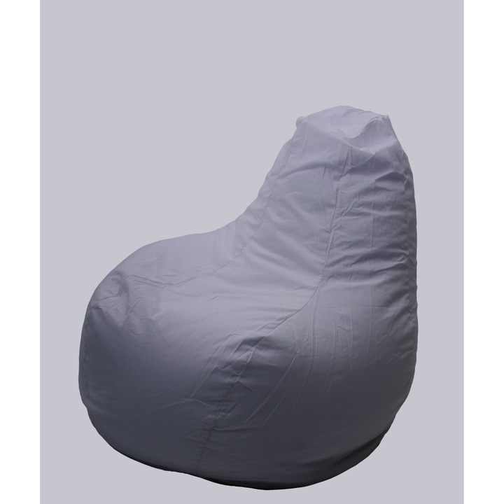 ZigZag Gamer1 Babzsák Puma bútorszövet, levehető, mosható huzat, polisztirol gyöngy töltet, világosszürke