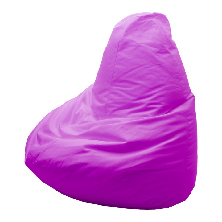 ZigZag Junior2 Babzsák Puma bútorszövet, levehető, mosható huzat, polisztirol gyöngy töltet, pink