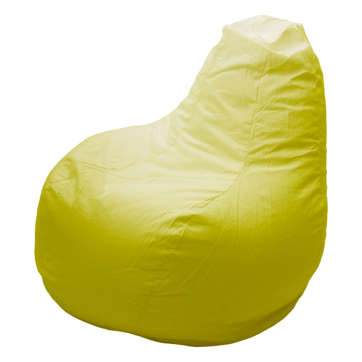 ZigZag Gamer1 Babzsák Puma bútorszövet, levehető, mosható huzat, polisztirol gyöngy töltet, sárga