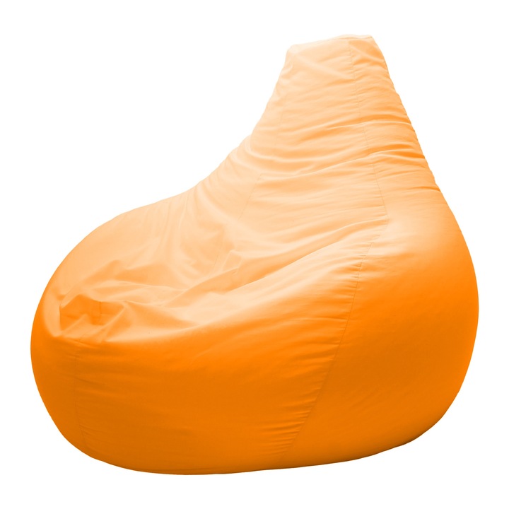 ZigZag Gamer2 Nagy Gamer babzsák Puma bútorszövet, levehető, mosható huzat, polisztirol gyöngy töltet, narancssárga