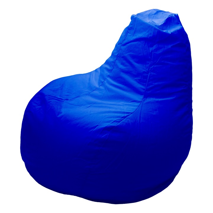 ZigZag Gamer1 Babzsák Puma bútorszövet, levehető, mosható huzat, polisztirol gyöngy töltet, királykék