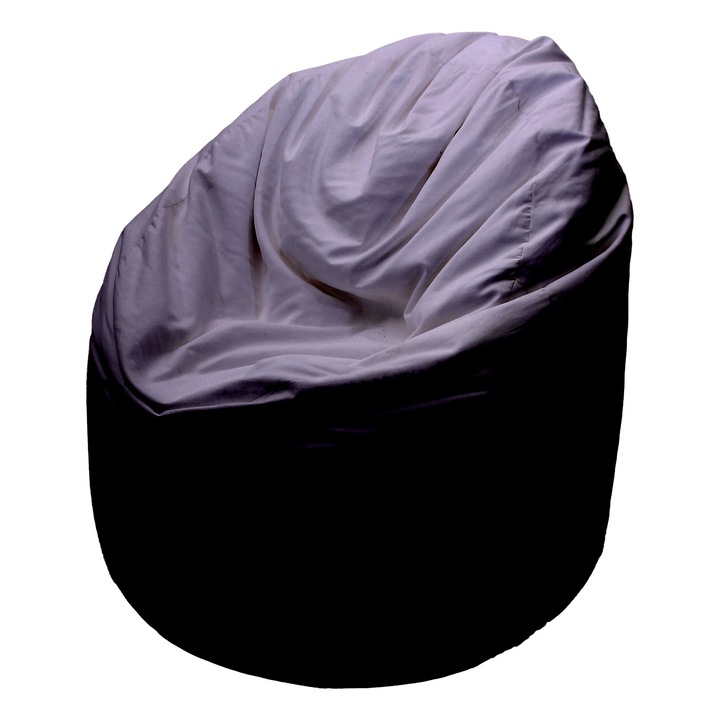 ZigZag Junior3 Babzsák Puma bútorszövet, levehető, mosható huzat, polisztirol gyöngy töltet, szürke