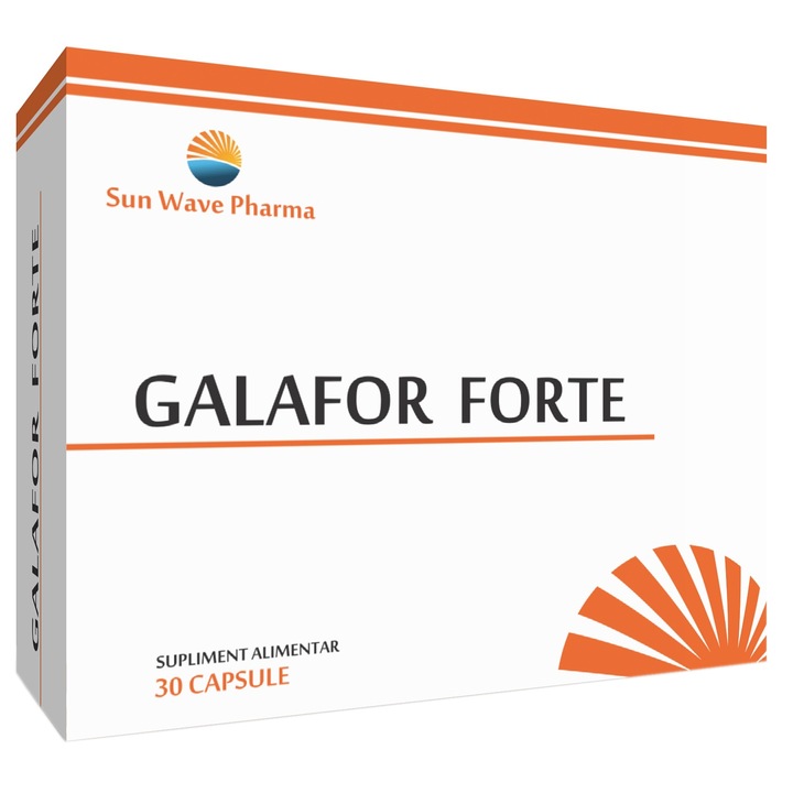 Supliment alimentar Galafor Forte Sun Wave Pharma, 30 capsule