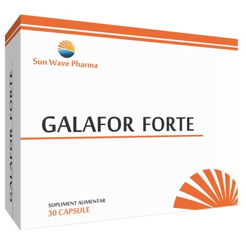 Supliment alimentar Galafor Forte Sun Wave Pharma, 30 capsule Supliment alimentar Galafor Forte Sun Wave Pharma, 30 capsule