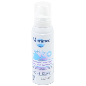 Spray nazal Marimer Baby Izotonic Gilbert Laboratoires, 100 ml Spray nazal Marimer Baby Izotonic Gilbert Laboratoires, 100 ml