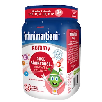 Supliment alimentar Minimartieni Gummy BoneActive Walmark, 60 jeleuri Supliment alimentar Minimartieni Gummy BoneActive Walmark, 60 jeleuri