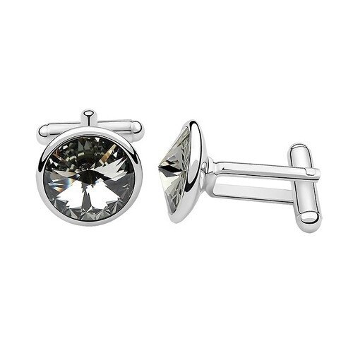 Butoni Argint.925, Butoni Crystals Diamond 12mm + CADOU Laveta profesionala pentru curatat bijuteriile din argint (Butoni Camasa Criando Bijoux)