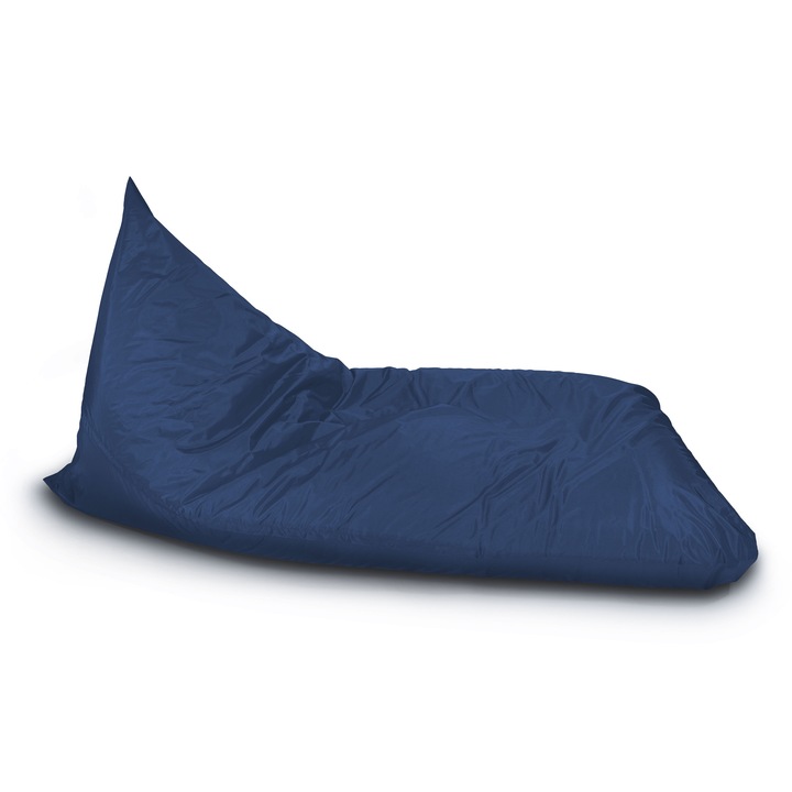 ZigiSUN Babzsák óriás nyugágy Garden kültéri, vízlepergető szövet, levehető, mosható huzat, polisztirol gyöngy töltet, navy kék